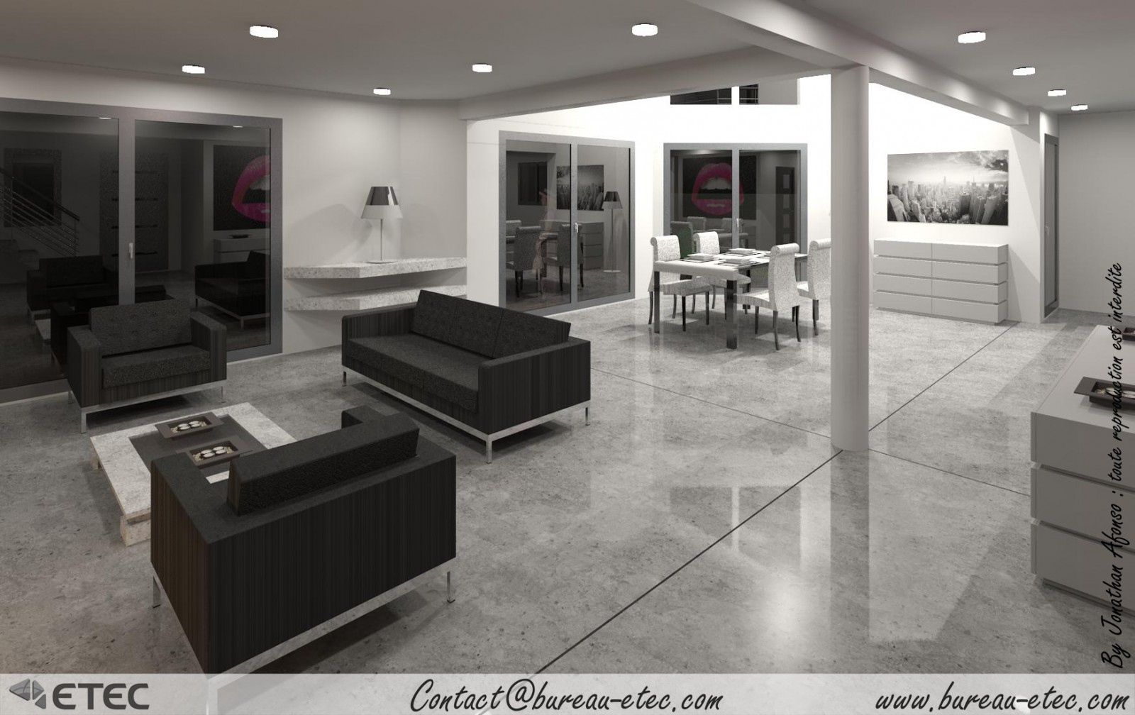 Maison contemporaine saulon etec