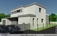 Maison toit terrasse JA2 ETEC