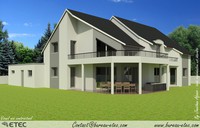 Toiture maison en l