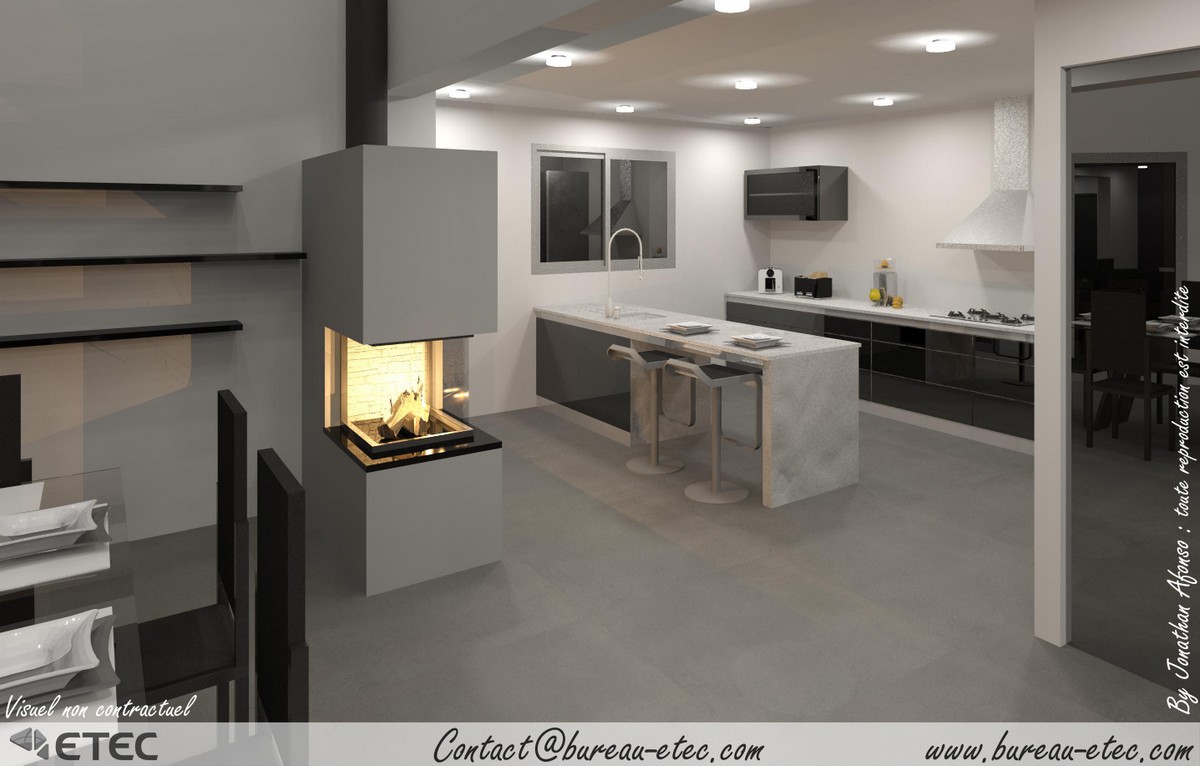Maison contemporaine beaune etec