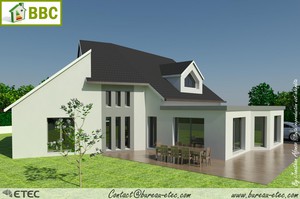 Maison contemporaine JA1 BBC ETEC